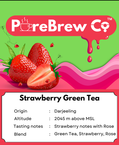 Green Tea - Strawberry